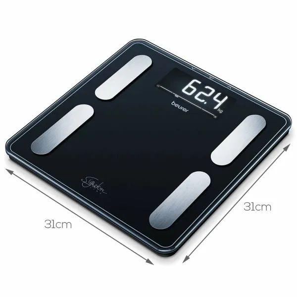 Digital Bathroom Scales Beurer BF400 NEGRO