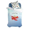 Duvet cover set HappyFriday Le Petit Prince Son Avion Multicolour Single 2 Pieces