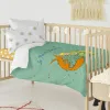 Duvet cover set HappyFriday Le Petit Prince Le Printemps Multicolour Baby Crib 2 Pieces