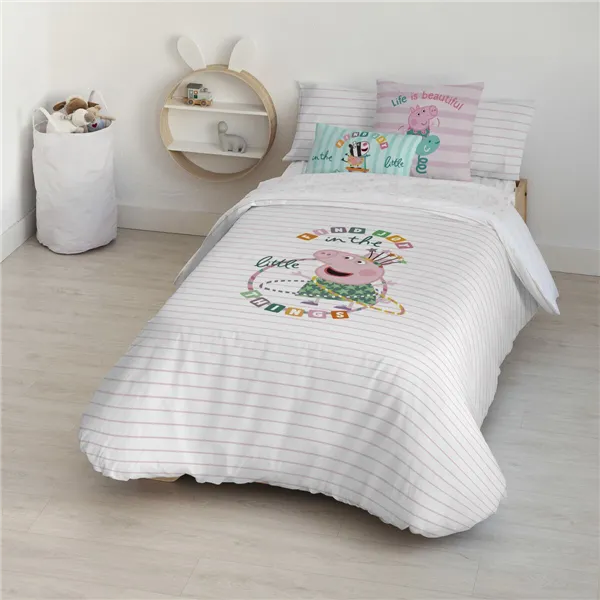 Nordic cover Peppa Pig Find Joy Multicolour 175 Threads 140 x 200 cm