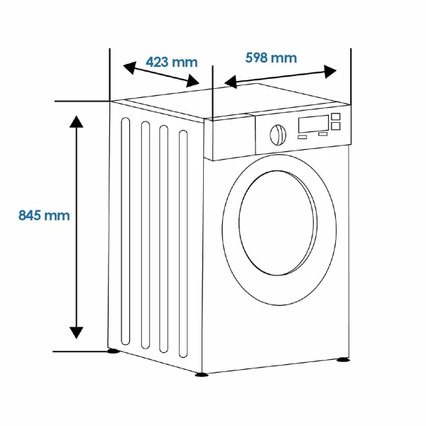 Mazgāšanas mašīna Aspes AL6203AIDV 1200 rpm 6 Kg