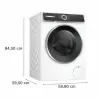 Skalbimo mašina BOSCH WGH2440AOES 60 cm 1400 rpm 9 kg
