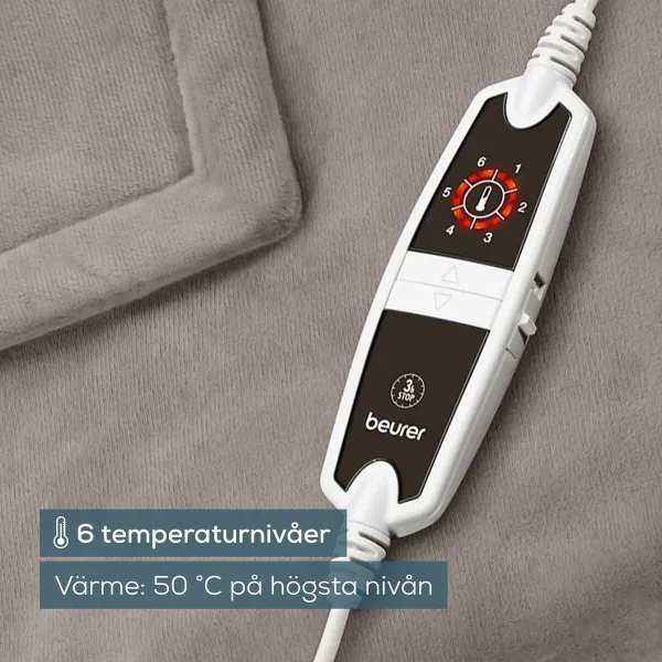 Elektrinė antklodė Beurer HD150XXL 200 x 150 cm Rusva Poliesteris