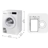Heat pump dryer Samsung DV90DG52A0TEEC 9 kg