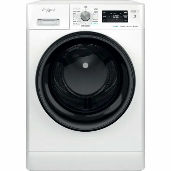 Washer - Dryer Whirlpool Corporation FFWDB964489BVSP 1400 rpm 9 kg 6 Kg