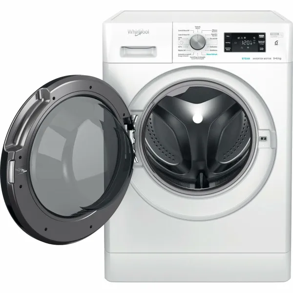 Washer - Dryer Whirlpool Corporation FFWDB964489BVSP 1400 rpm 9 kg 6 Kg