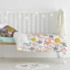 Duvet cover set HappyFriday Moshi Moshi Woodland Multicolour Baby Crib 2 Pieces