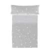 Bedding set HappyFriday Basic Kids Little star Grey Single 180 x 270 cm 2 Pieces