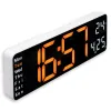 Wall Clock with Thermometer Hama 00222224 White Black Plastic