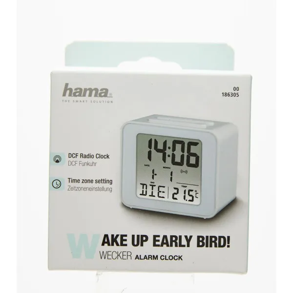 Alarm Clock Hama 00186305 White