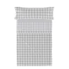 Bedding set HappyFriday Basic Kids Vichy Grey Single 2 Pieces