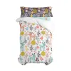 Duvet cover set HappyFriday Moshi Moshi Woodland Multicolour Single 2 Pieces