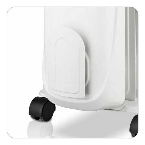 Öljytäytteinen lämpöpatteri (11-lokeroinen) Haeger OH011007A 2500 W Valkoinen