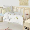 Duvet cover set HappyFriday Le Petit Prince Son Monde Multicolour Baby Crib 2 Pieces