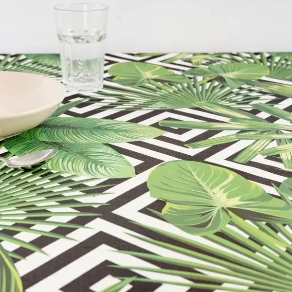 Tablecloth Belum 0318-81 Multicolour 200 x 155 cm Leaf of a plant