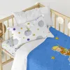 Duvet cover set HappyFriday Le Petit Prince Accolade Multicolour Baby Crib 2 Pieces