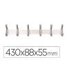 Coat rack Liderpapel PH01 Silver Metal