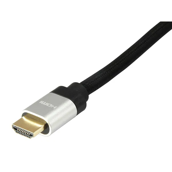 HDMI Kabelis Equip 119380 Melns 1 m