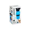 Dog Water Bottle-Dispenser Blue Black Metal Plastic 500 ml