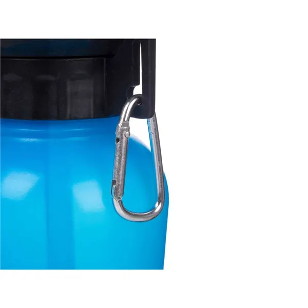 Dog Water Bottle-Dispenser Blue Black Metal Plastic 500 ml