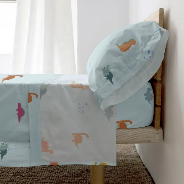 Bedding set HappyFriday HF Mini Dinosaur Multicolour Single 2 Pieces