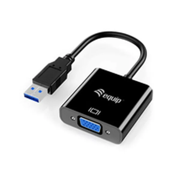 USB to VGA Adapter Equip 133384 Black