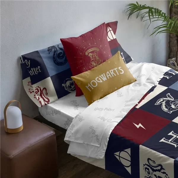 Nordic cover Harry Potter Hogwarts Multicolour 175 Threads 155 x 220 cm Single