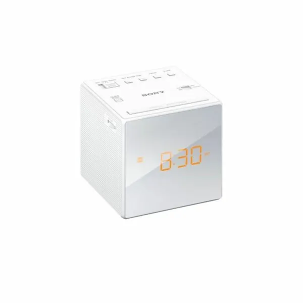 Radijo imtuvas su laikrodžiu Sony ICFC1W LED Balta