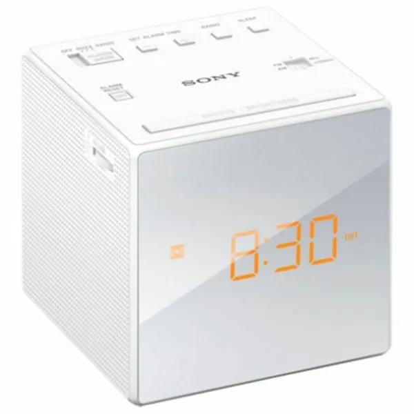 Радио с будильником Sony ICFC1W LED Белый