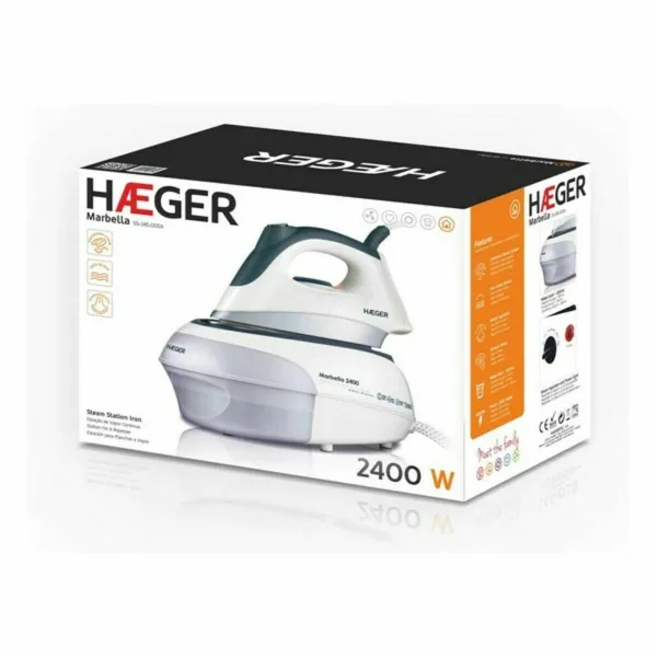 Höyrysilitysrauta Haeger 5608475009204 0,9 L 2400W
