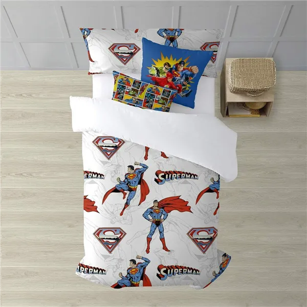 Nordic cover Superman Man of Steel Multicolour 175 Threads 260 x 240 cm