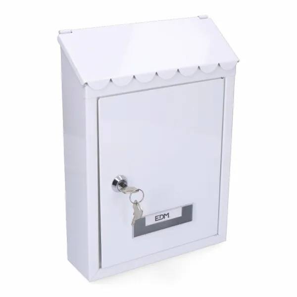 Pastkaste EDM 85804 Standard Balts Tērauds 21 x 6 x 30 cm