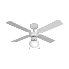 Потолочный вентилятор со светом EDM 33800 Caribe Белый 50 W