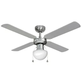 Потолочный вентилятор со светом EDM 33801 Caribe Серебристый 50 W
