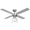 Потолочный вентилятор со светом EDM 33801 Caribe Серебристый 50 W