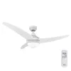 Tulega Laeventilaator EDM 33803 Egeo Valge 60 W