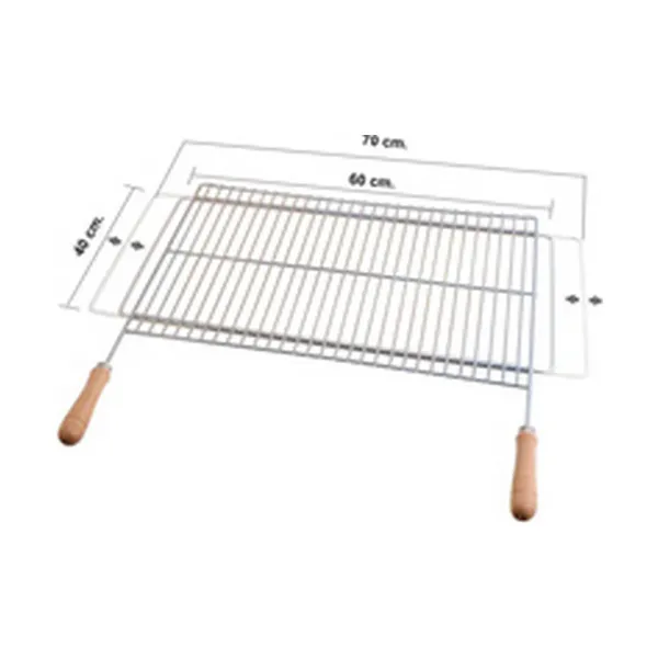 Grill Sauvic Tsinkkattega teras 60 x 40 cm
