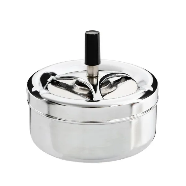 Peleninė Excellent Houseware Su dangteliu Besisukantis Sidabras Spalvotas metalas Nerūdijantis plienas Ø 9,5 cm