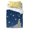 Duvet cover set HappyFriday Le Petit Prince La Nuit Multicolour Baby Crib 2 Pieces