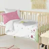 Duvet cover set HappyFriday Le Petit Prince Campagne Multicolour Baby Crib 2 Pieces