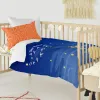 Duvet cover set HappyFriday Le Petit Prince Migration Multicolour Baby Crib 2 Pieces