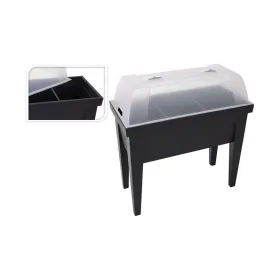 Siltumnīca EDM Melns polipropilēns 80 x 40 x 65 cm Galds