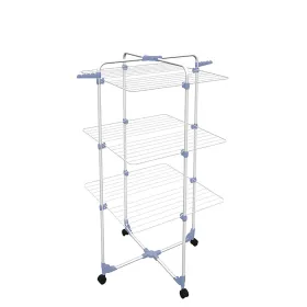 Sulankstoma drabužių džiovyklė su ratukais Gimi 153580 Modular 3 Sidabras Plienas (30 m)