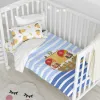 Duvet cover set HappyFriday Happynois Pirate Ship Multicolour Baby Crib 2 Pieces