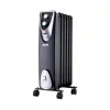 Radiaator EDM 07126 Black Edition Must/Hall 1000 W