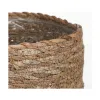 Set of Baskets Mica Decorations 3 Pieces Brown wicker