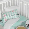 Duvet cover set HappyFriday Happynois Skymo Day Multicolour Baby Crib 2 Pieces