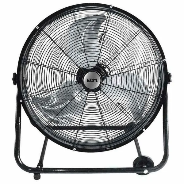 Grindų ventiliatorius EDM 33933 Juoda 180 W Ø 60 cm Ø 60 x 70 cm Su ratais