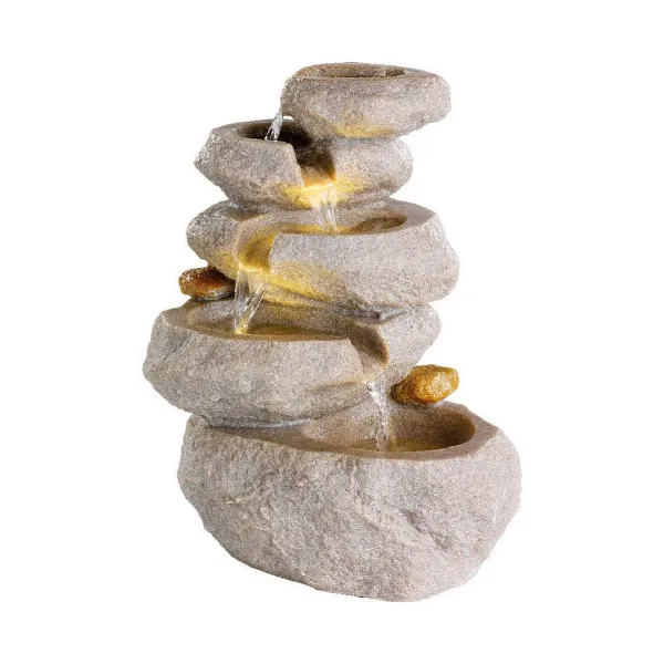 Fontanas Lumineo Vidus Rokas Akmuo (18 x 23 x 35 cm)