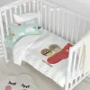 Duvet cover set HappyFriday Happynois Learning To Fly Multicolour Baby Crib 2 Pieces